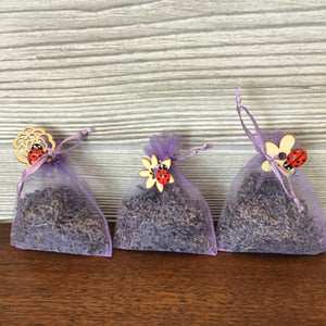 007-85 Lavender Sachets - Ladybug Blossoms freeshipping - Painted Door on Main Gift & Gallery
