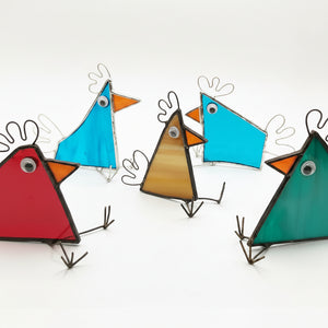 Quirky Birds - A Touch of Glass - Painted Door on Main