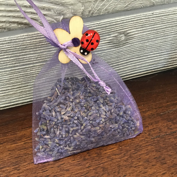 007-85 Lavender Sachets - Ladybug Blossoms freeshipping - Painted Door on Main Gift & Gallery