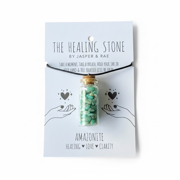 The Healing Stone Necklace - Jasper & Rae - Painted Door on Main