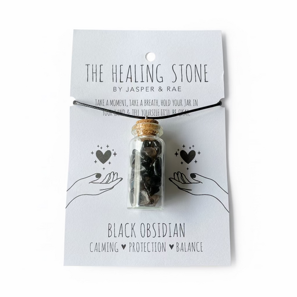 The Healing Stone Necklace - Jasper & Rae - Painted Door on Main