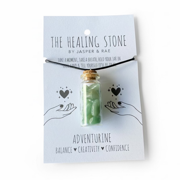 The Healing Stone Necklace - Jasper & Rae - Painted Door on Main