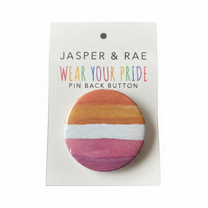 Wear Your Pride Pin Back Buttons - Jasper & Rae - Painted Door on Main