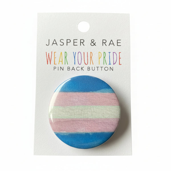Wear Your Pride Pin Back Buttons - Jasper & Rae - Painted Door on Main