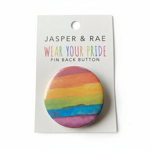 Wear Your Pride Pin Back Buttons - Jasper & Rae - Painted Door on Main